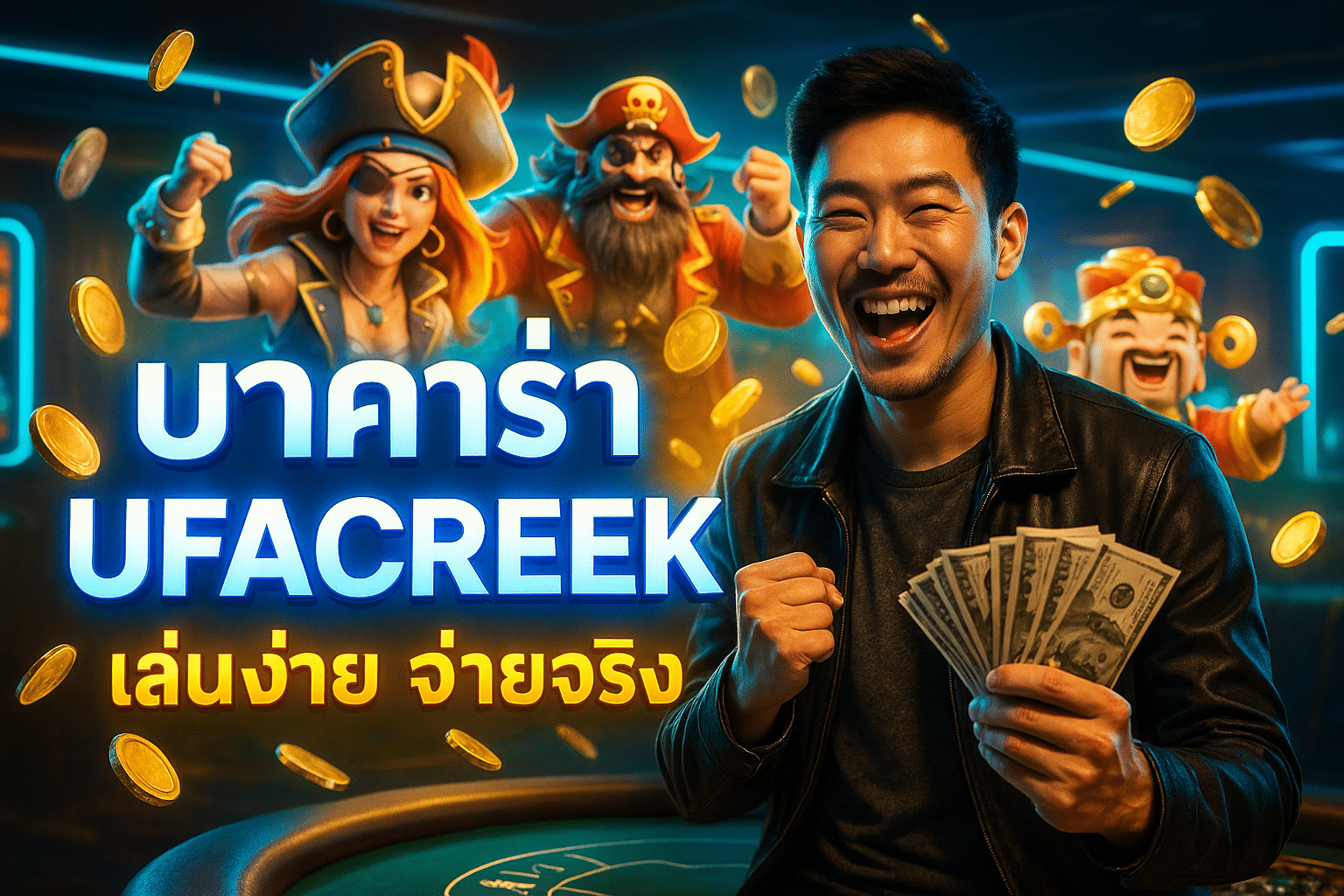 บาคาร่า UFACREEK เล่นง่าย จ่ายจริง