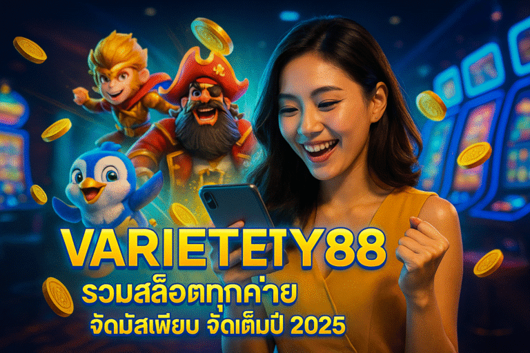 VARIETY88 รวมสล็อตทุกค่าย โบนัสเพียบ จัดเต็มปี 2025